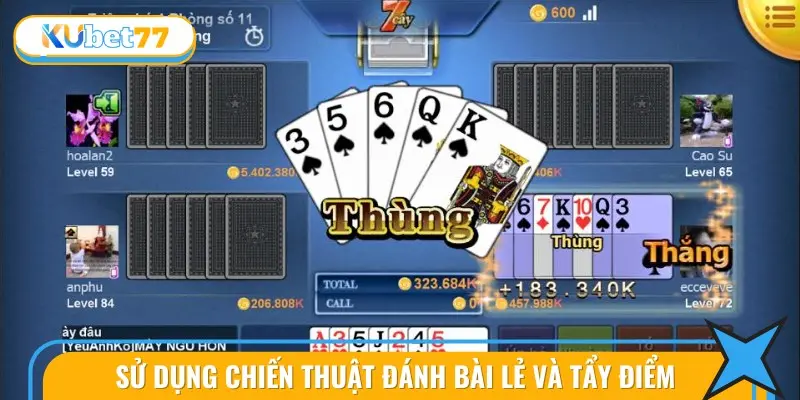 Mẹo Chơi Phỏm KUBET77 Giỏi, Giúp Bạn Tự Tin Thắng Lớn 4 Ưu tiên đánh các quân bài lẻ trước
