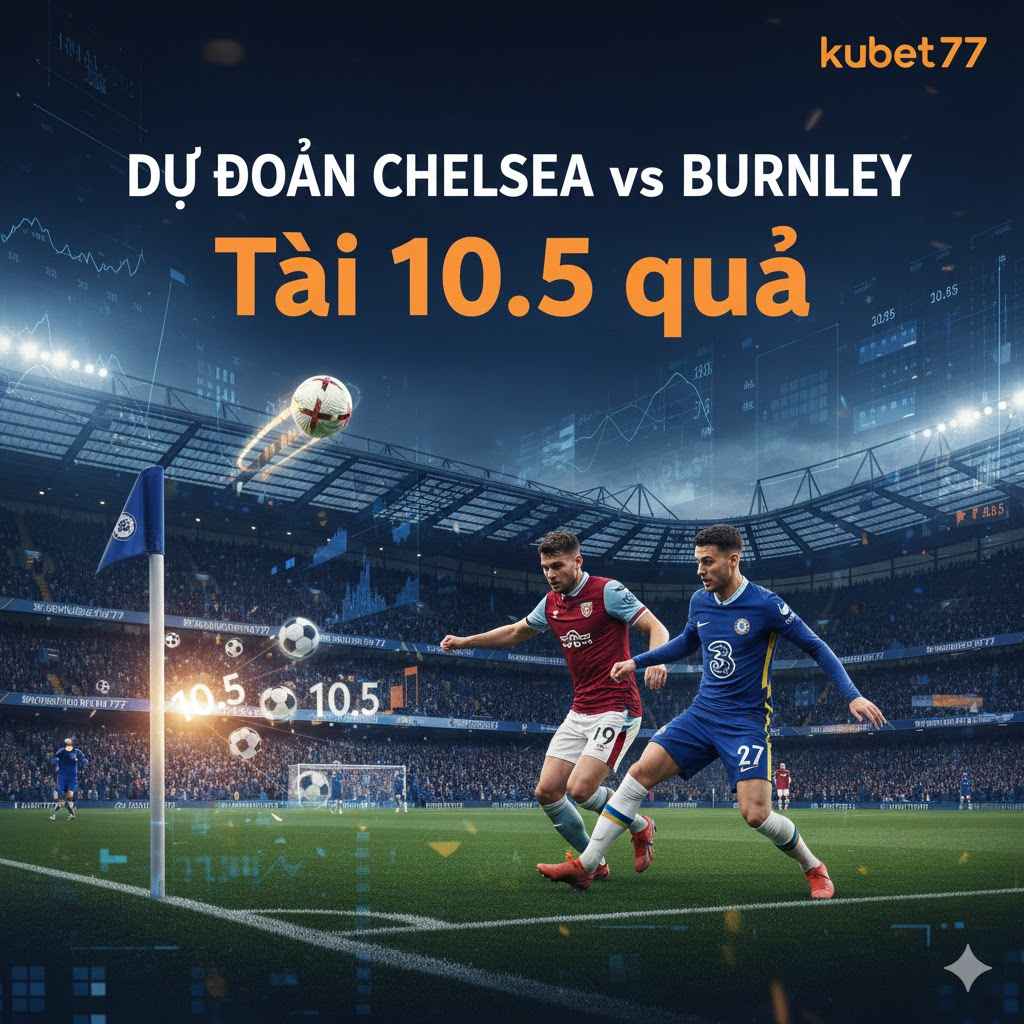 Dự Đoán Chelsea vs Burnley: Tài 10.5 quả 6 Du Doan Chelsea vs Burnley tai 10 qua